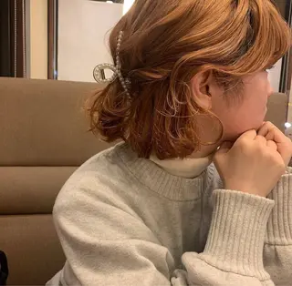 ミディアム カラー ミヨシマユ✨ チーフ就任記念🌈のヘアスタイル