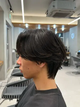 ミディアム メンズ nico TOKYO所属・ニュアンス/ センターパート/イノのヘアスタイル