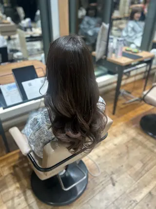 ロング 白髪染めモデル様 募集中🌺祝迫愛艶のヘアスタイル