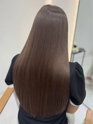 ロング 縮毛矯正・髪質改善 人気No1🩶北島のヘアスタイル