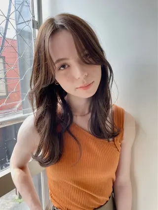 ロング パーマ MION✂️ 似合わせカットのヘアスタイル