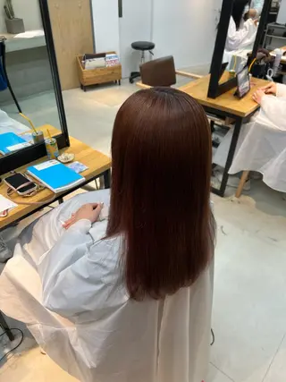 ロング mee.所属・カットモデル募集中 / ベージュ/あづきのヘアスタイル