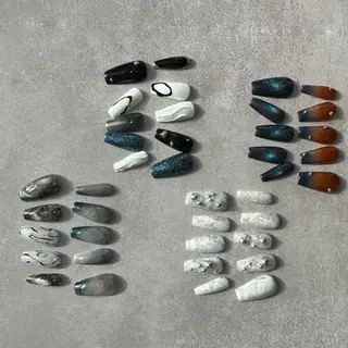 ネイル ⭐︎休業中の練習⭐︎ JNA認定講師髙橋のネイルデザイン