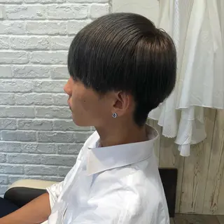 ショート カラー パーマ メンズ メンズサロン💈 吉岡陽【中野】のヘアスタイル