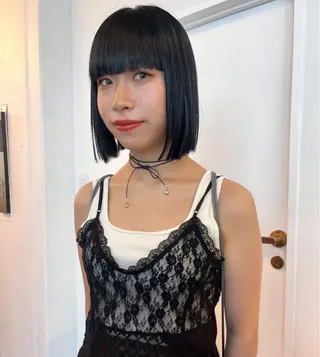 ミディアム カラー tomu/天神大名/ 透明感カラー🐧のヘアスタイル