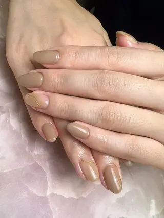 ネイル 山下 オレンジのネイルデザイン