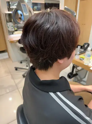 ショート パーマ パーマ/ハイトーン /吉田眞のヘアスタイル