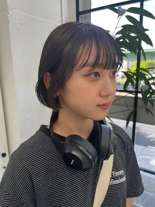 ショート カラー ヘアアレンジ 夕羽夢🍓矢場/ 透明感カラーのヘアスタイル