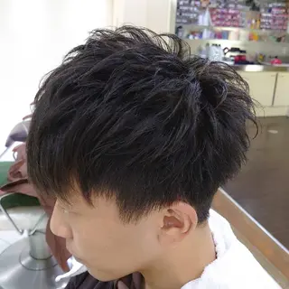 ショート パーマ メンズ 🐺一ノ瀬 凌 / デザインウルフ🐺のヘアスタイル