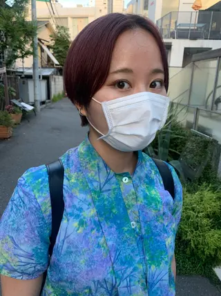 ショート カラー log所属・ボブ/顔まわりカット 💫大澤奈緒美のヘアスタイル