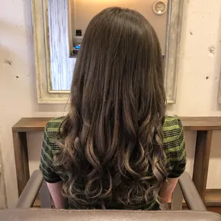 ロング カラー エクステ/カラー 髪質改善/トミタのヘアスタイル