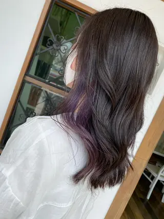 カラー 茅ヶ崎/ハイライト/ ハイトーン/関口実華のヘアスタイル