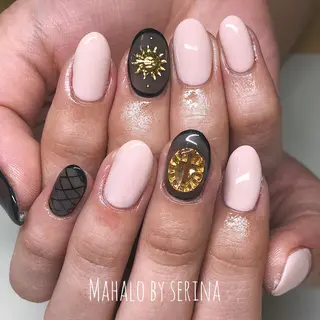 ミディアム カラー ネイル SUNNY BAE. SERINAのネイルデザイン