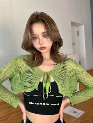 ロング 海野翔吾🇨🇳 ワンホンレイヤーのヘアスタイル