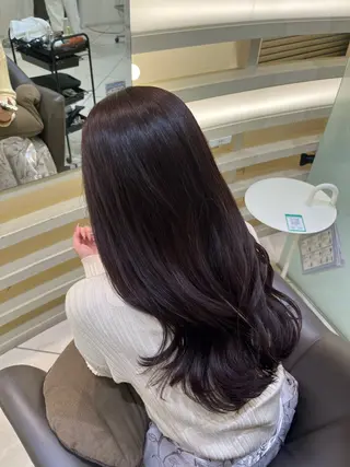 カラー 縮毛矯正/艶髪/ チホリのヘアスタイル