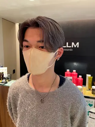 ショート カラー パーマ メンズ YUKI🇰🇷 カルマ／ダウンパーマのヘアスタイル