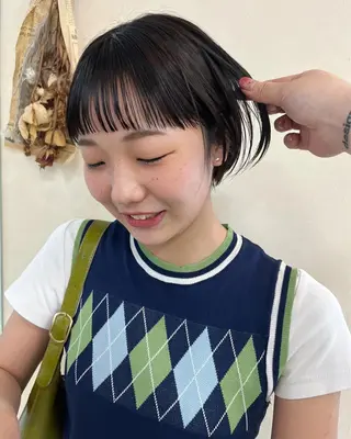 ショート カラー 似合わせ/美髪カラー /カンナのヘアスタイル