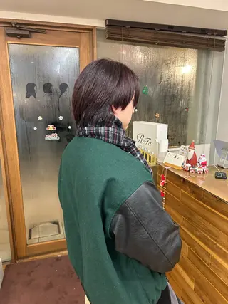 カラー メンズ siro所属・ハイトーン美容師🐳 神崎 源のヘアスタイル
