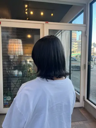 ミディアム カラー はるか/ CosyVelvetのヘアスタイル