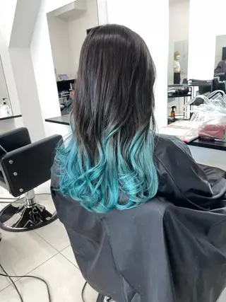 ロング カラー 無料カットモデル募集 スタイリスト石井大夢のヘアスタイル