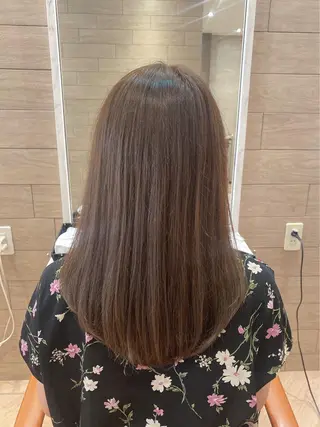 ロング カラー パーマ ヘアアレンジ メンズ キッズ ネイル マツエク・マツパ 志木駅1分☆髪質改善 ミニモ限定特別割引✨のヘアスタイル