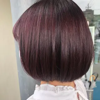 ショート カラー 小森 樹奈のヘアスタイル