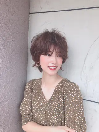 ショート 岸川 恭子のヘアスタイル