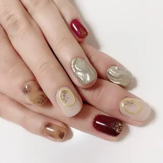 ネイル オーダーネイルチップ サロンcelebiのネイルデザイン