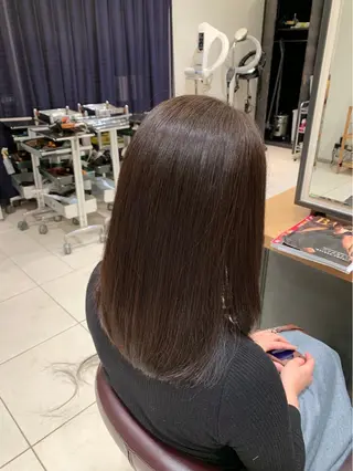 カラー GRANMASH あきほのヘアスタイル