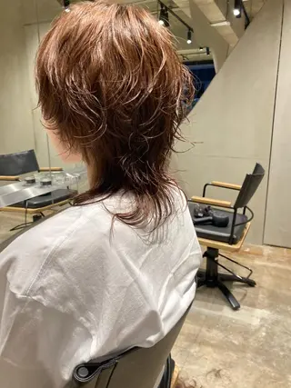 ショート カラー パーマ 🌈圧倒的デザイン力 内井省吾のヘアスタイル