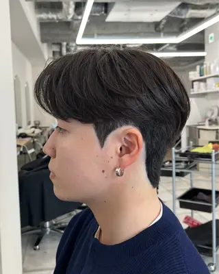 ショート パーマ メンズ 🏆メンズヘア特化 🥇代表りんぺーのヘアスタイル