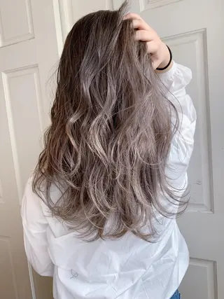 セミロング カラー ヘアアレンジ WATARU🔥／ 外国人風ハイライトのヘアスタイル