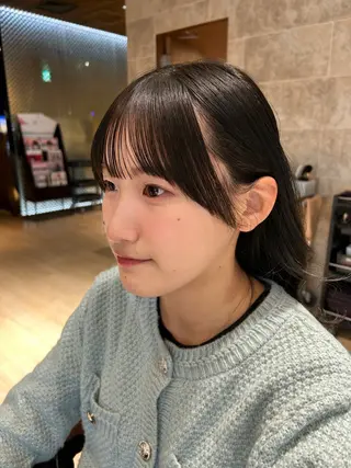 🎀大竹美侑／顔まわ りカット／レイヤーのヘアスタイル