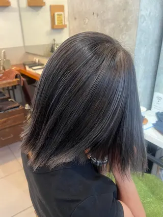 ミディアム カラー かわの ももな 💜ྀིのヘアスタイル