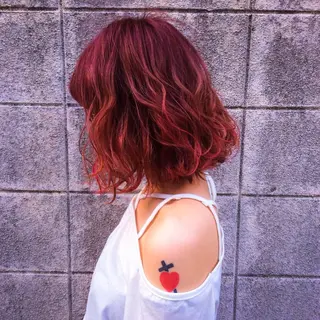 ミディアム 堀江/心斎橋/西大橋 四ツ橋【Vers】のヘアスタイル