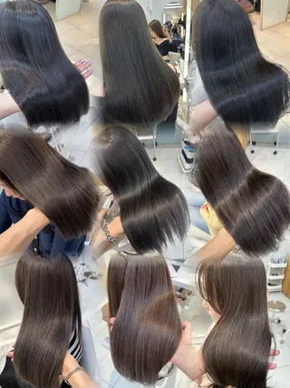 ロング oto🎀×美髪× シースルー前髪🤍のヘアスタイル