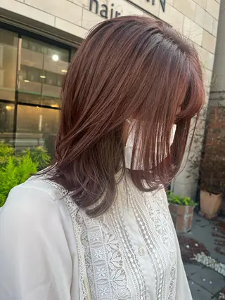 ミディアム カラー SHIAN 八王子👼鬼塚さやかのヘアスタイル