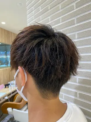 パーマ メンズ 赤本悠斗波巻きパーマ メンズパーマのヘアスタイル