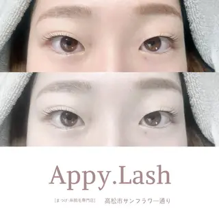 マツエク・マツパ まつげと眉の専門店 Appy.Lashのマツエク・マツパデザイン