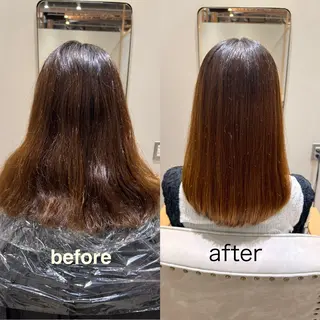 ミディアム 💫髪質改善ストレー ト💫KITAのヘアスタイル