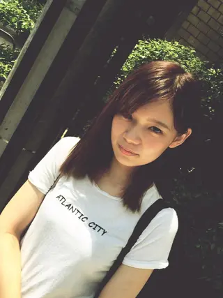 ミディアム カラー 韓国風レイヤー🗝要 暗透カラー📓吉祥寺のヘアスタイル