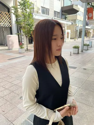 セミロング カラー パーマ ヘアアレンジ 8HAIR / MAYUのヘアスタイル