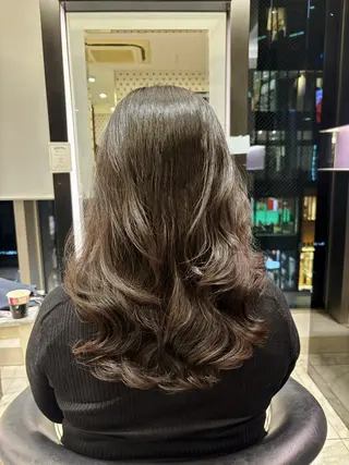 ロング パーマ 銀座『パーマ モデル募集』さやかのヘアスタイル