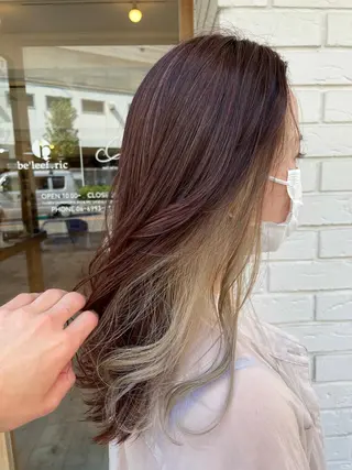 セミロング カラー メンズ 🎗秋山勇 /三宮指名No.1のヘアスタイル