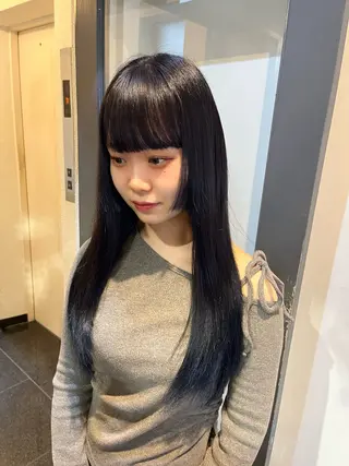 ロング カラー HOMIE TOKYO所属・sora / 渋谷 / ハイトーンのヘアスタイル