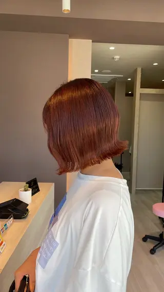 ミディアム カラー 岐阜/各務原 スタイリスト🎀のヘアスタイル