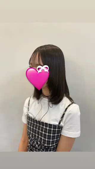 セミロング レディースカット無料 ✨️みずか💜のヘアスタイル