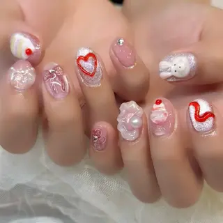 ネイル 新井 ひなののネイルデザイン