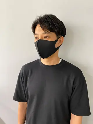 パーマ メンズ 鈴木 真司のヘアスタイル