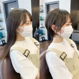 ショート 縮毛矯正/ショート/ レイヤー/畑中正敏のヘアスタイル